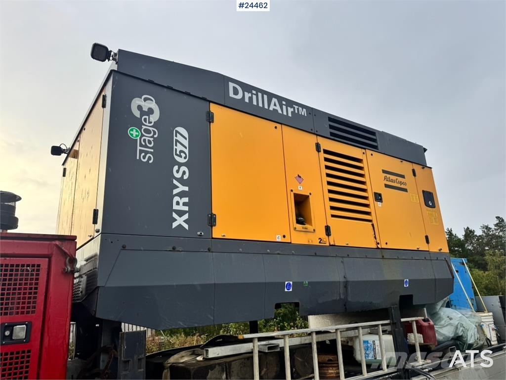 Atlas Copco XRYS 577 Compressor – only 2,300 hours! Kompressorer