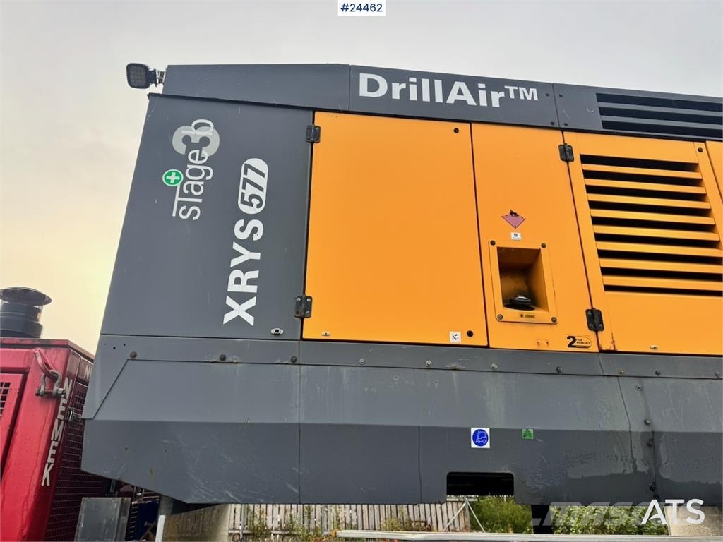 Atlas Copco XRYS 577 Compressor – only 2,300 hours! Kompressorer