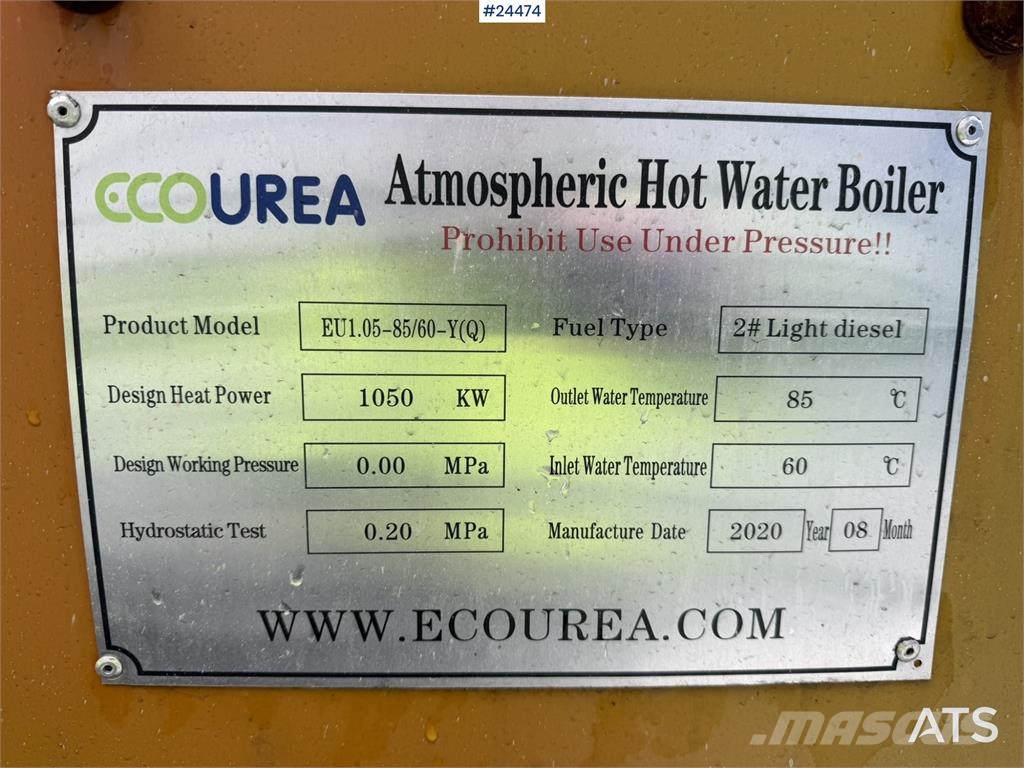 Atmospheric Hot Water Boiler Ostalo