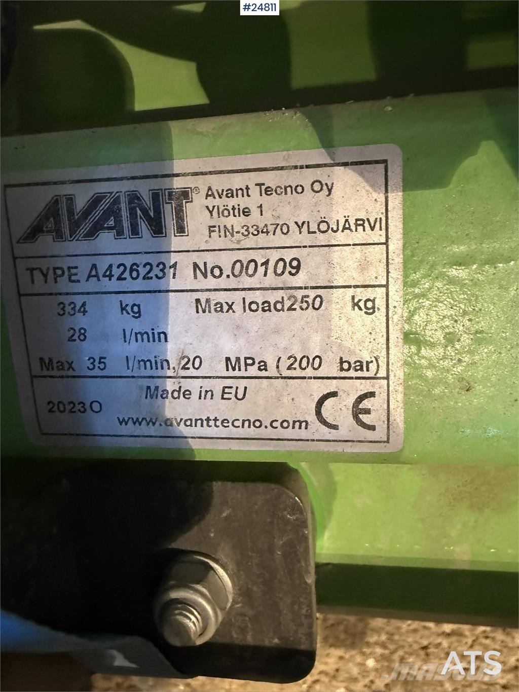 Avant M520 Wheel loader with pallet forks, bucket, snow Фронтальні навантажувачі