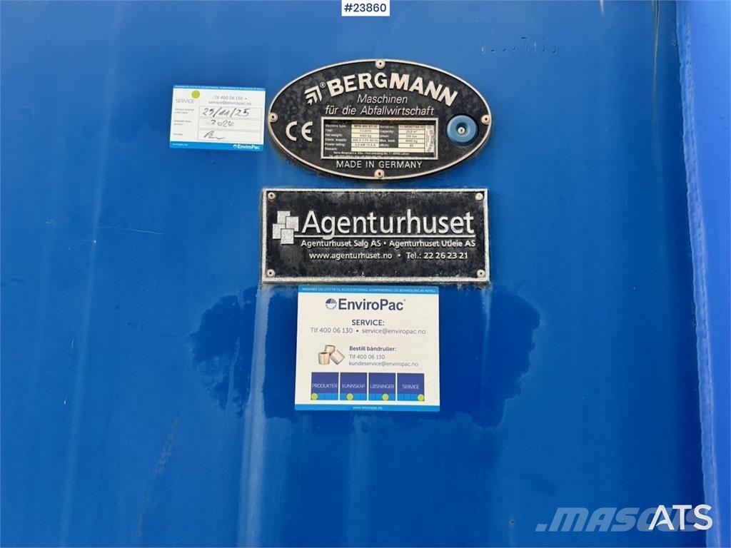 Bergmann Compactor – Multiple Units Available Industriële balenpersen