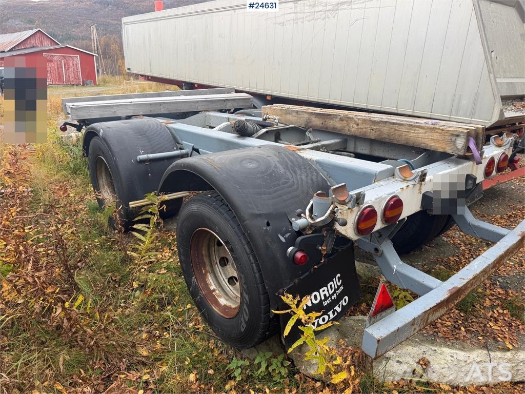 Briab SLB2TT-20-50 2-axle bogie tipping trailer with bod Самосвальные прицепы