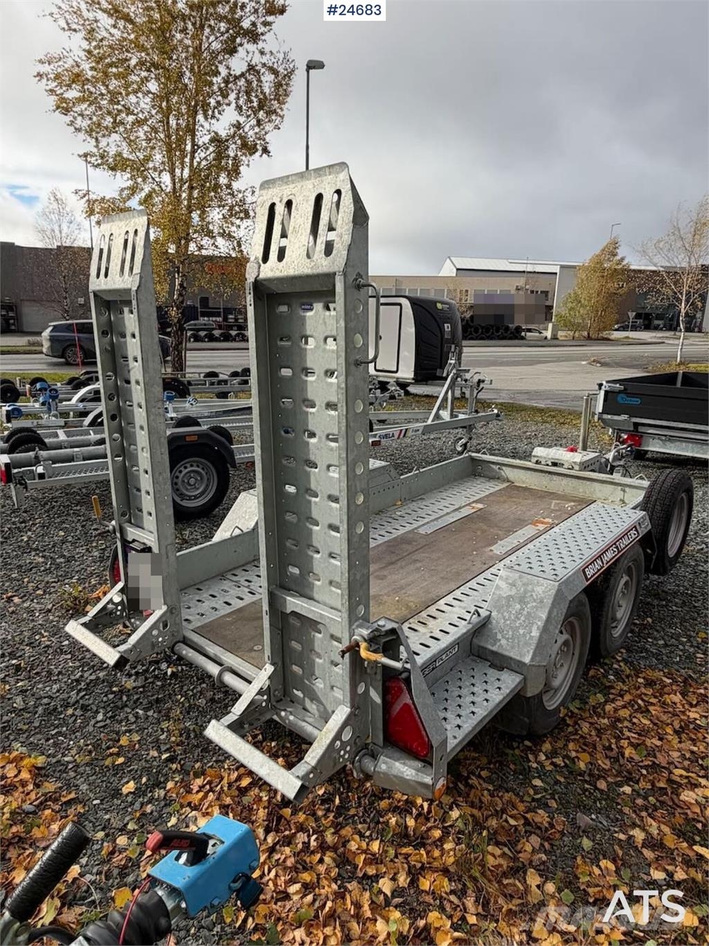 Brian James Trailers P-Draw 2400 Trailer with loading ramps Övriga släp