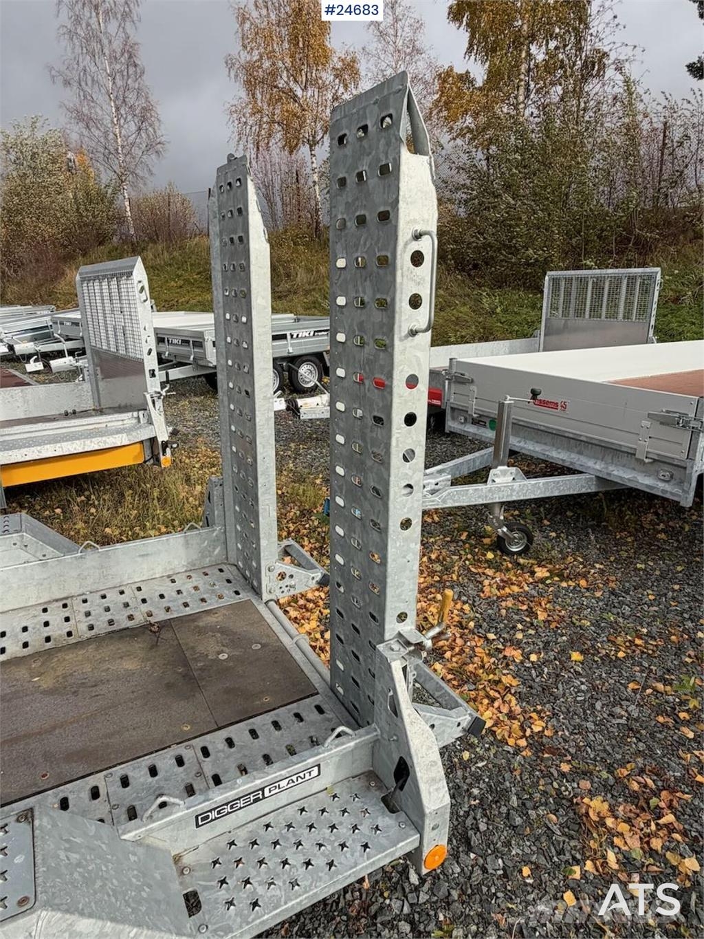 Brian James Trailers P-Draw 2400 Trailer with loading ramps Övriga släp
