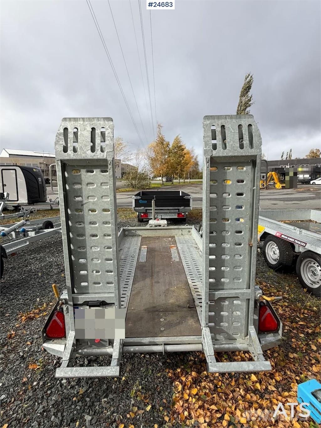 Brian James Trailers P-Draw 2400 Trailer with loading ramps Övriga släp