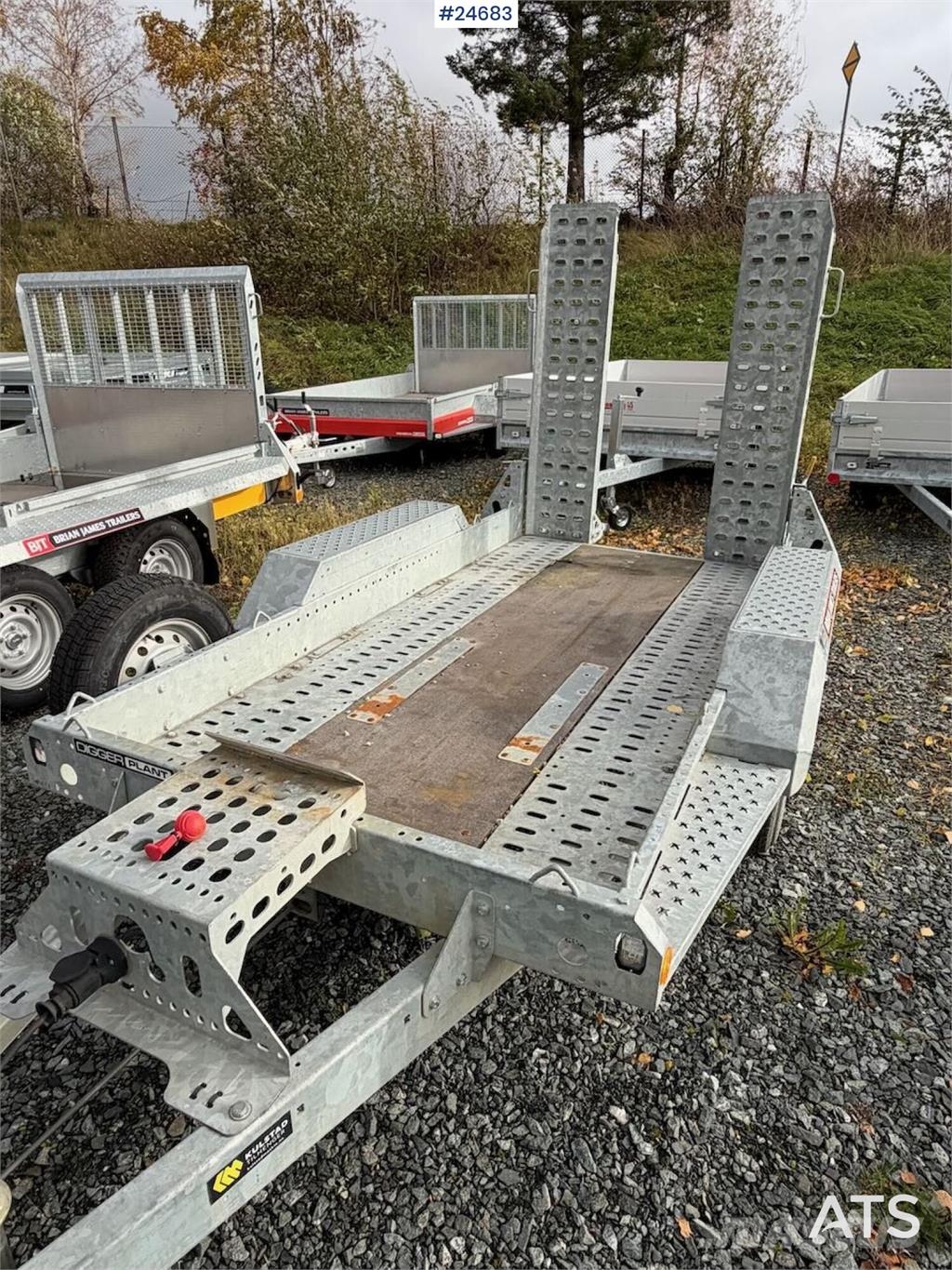 Brian James Trailers P-Draw 2400 Trailer with loading ramps Övriga släp