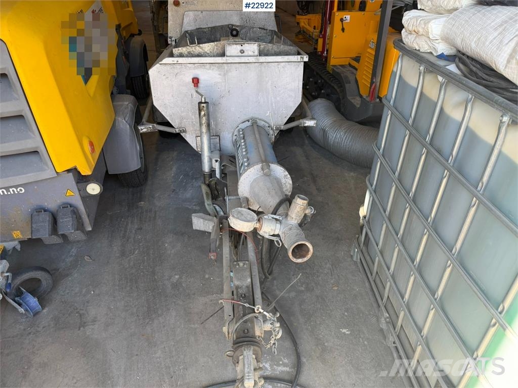 Brinkmann TCL20 concrete/mortar pump with remote control Εξαρτήματα σκυροδέματος