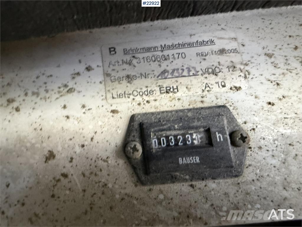 Brinkmann TCL20 concrete/mortar pump with remote control Εξαρτήματα σκυροδέματος