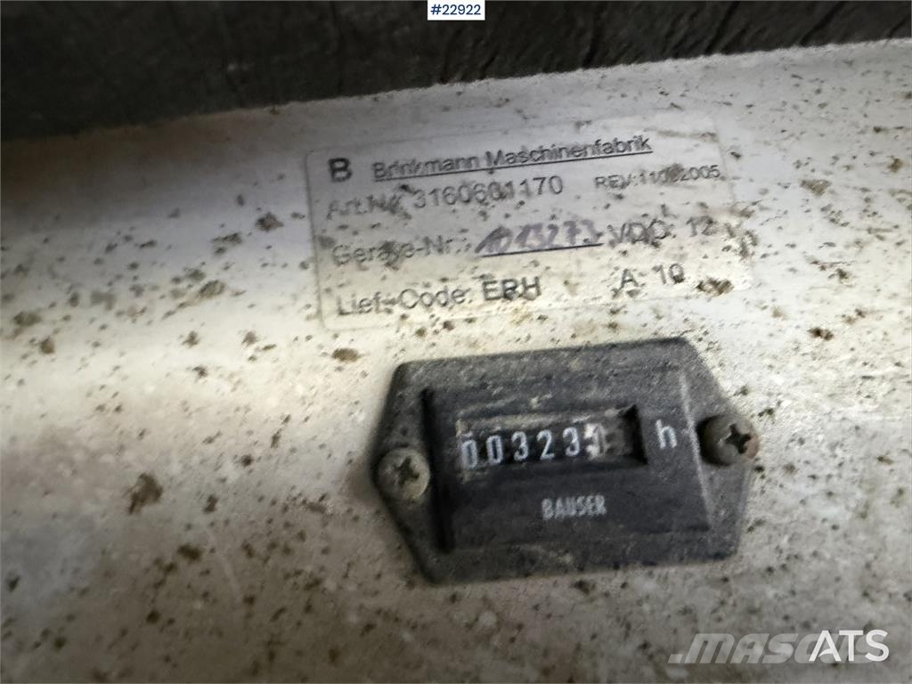 Brinkmann TCL20 concrete/mortar pump with remote control Εξαρτήματα σκυροδέματος