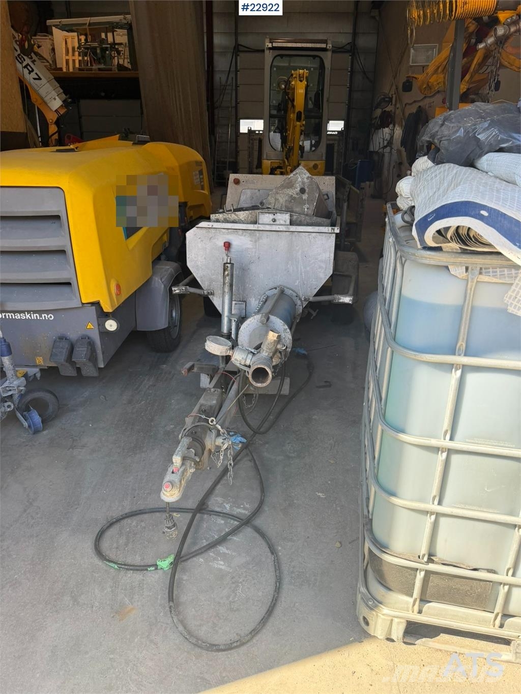Brinkmann TCL20 concrete/mortar pump with remote control Εξαρτήματα σκυροδέματος