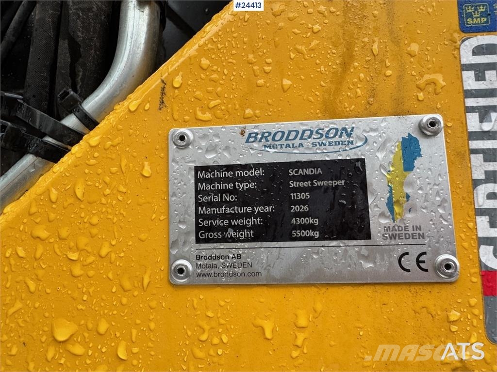 Broddson Scandia Sweeper – only approx. 40 hours! 道路清扫车