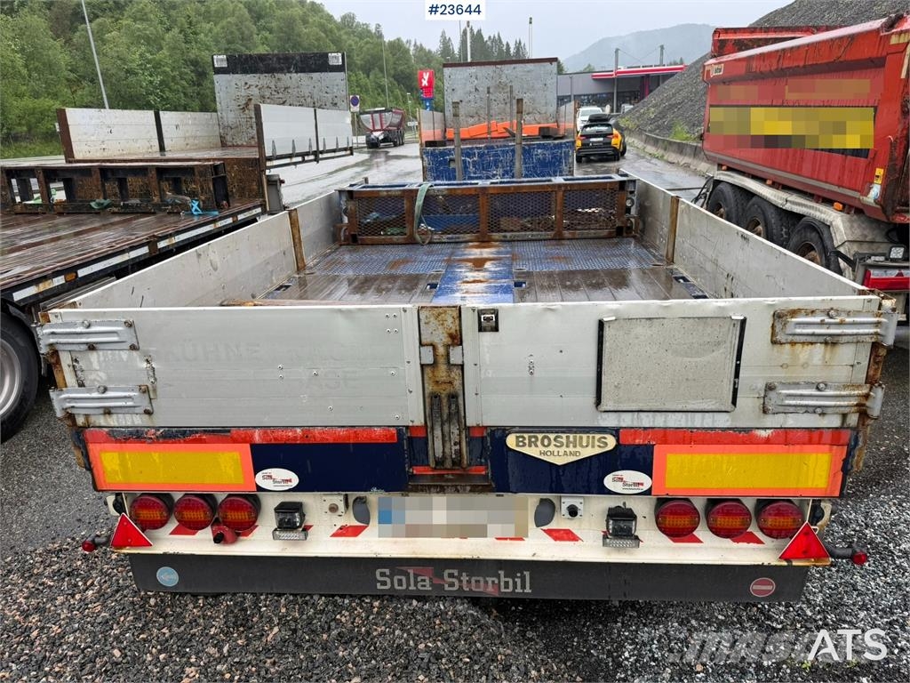 Broshuis 3 akslet well semi-trailer with a 6 m extension Inne przyczepy
