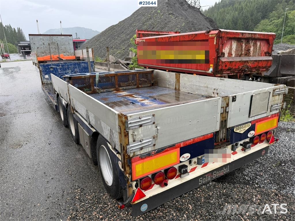 Broshuis 3 akslet well semi-trailer with a 6 m extension Inne przyczepy