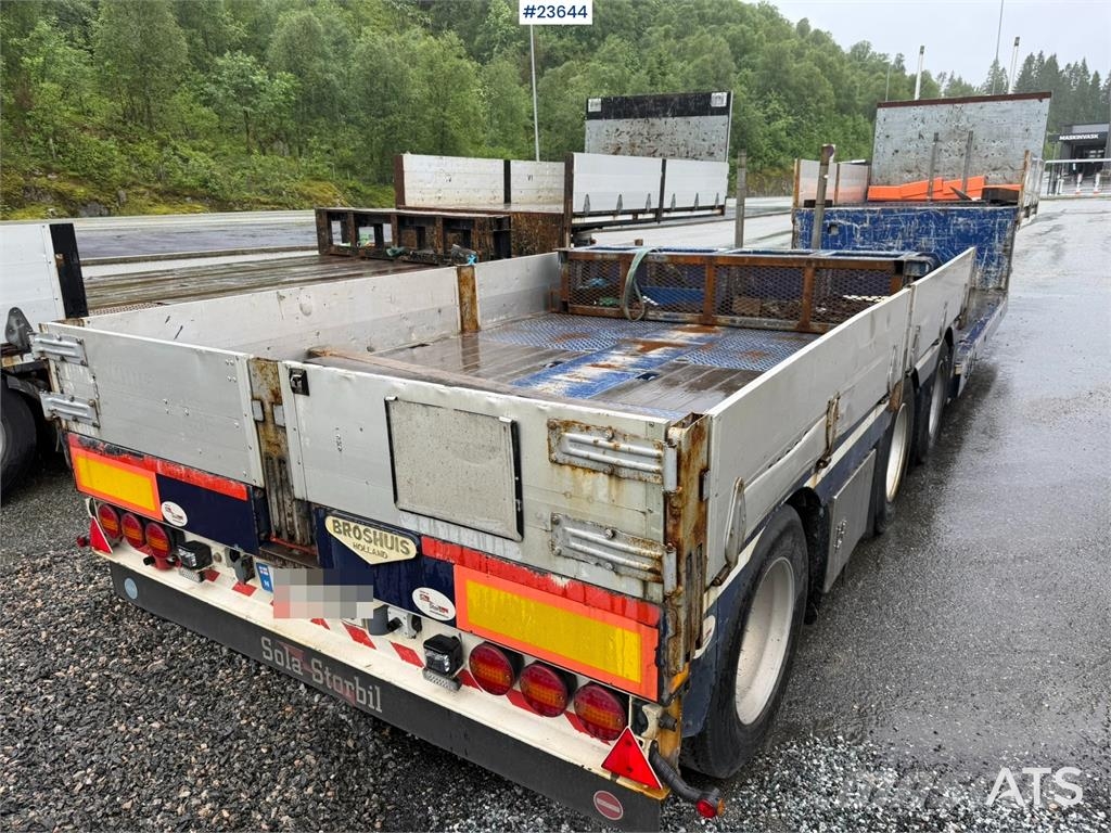Broshuis 3 akslet well semi-trailer with a 6 m extension Inne przyczepy