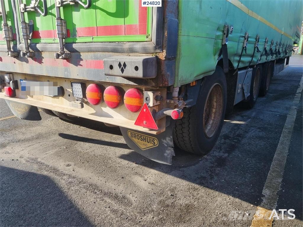 Broshuis 3 axle jumbo curtainsider trailer with doors Rimorchi centinati