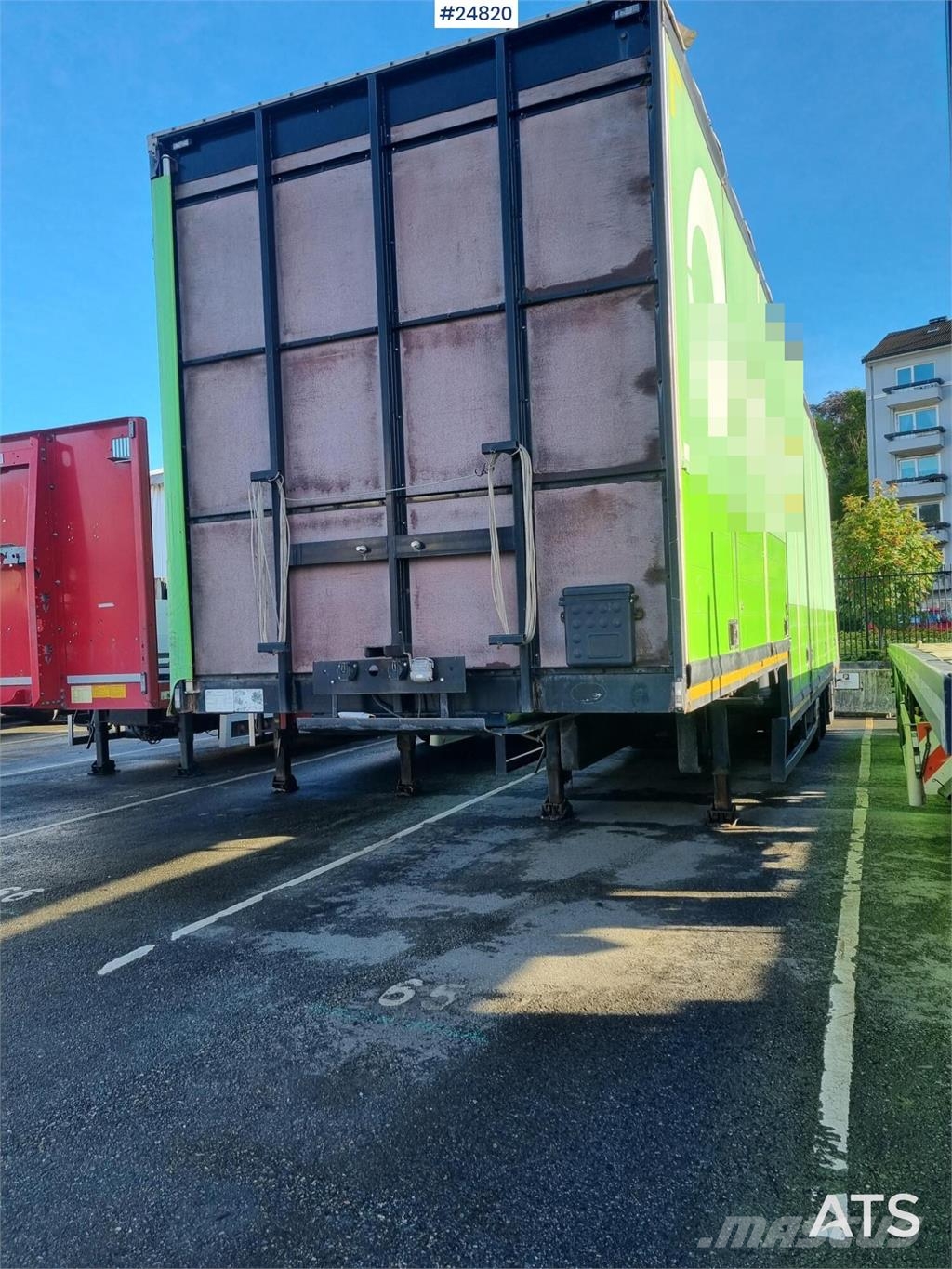 Broshuis 3 axle jumbo curtainsider trailer with doors Rimorchi centinati