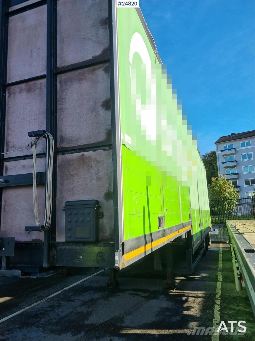 Broshuis 3 axle jumbo curtainsider trailer with doors Rimorchi centinati