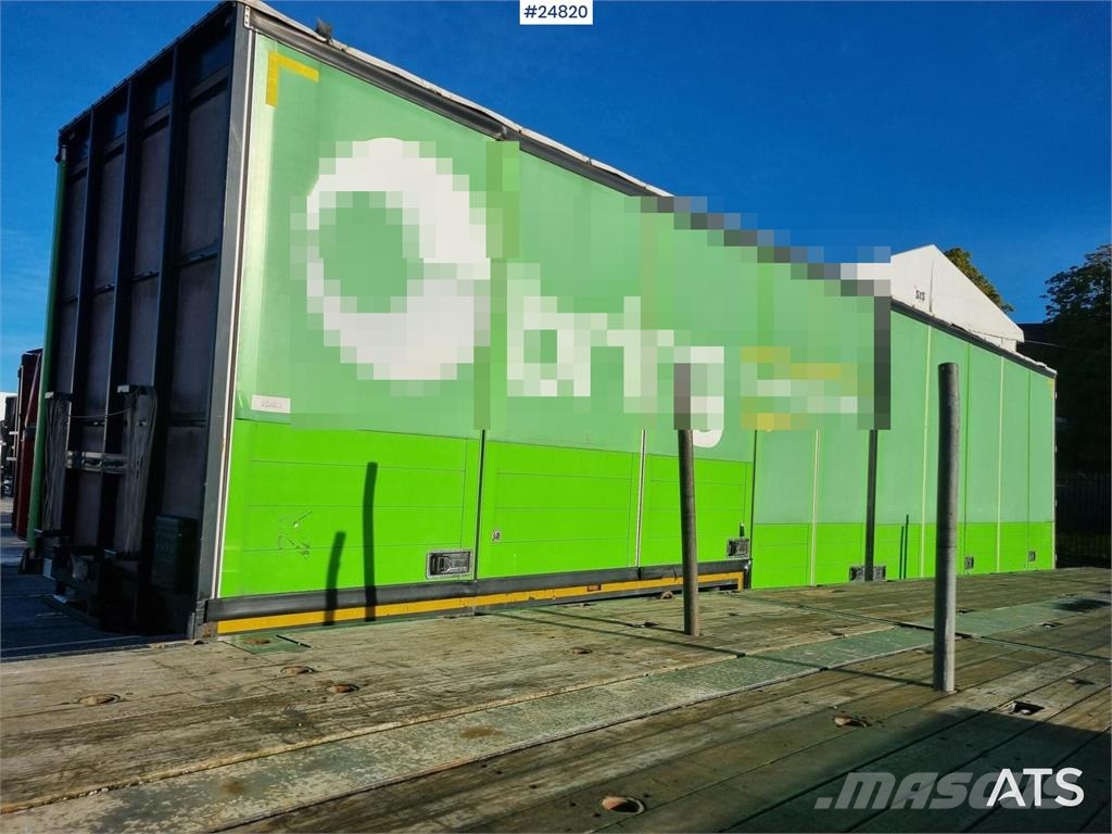 Broshuis 3 axle jumbo curtainsider trailer with doors Rimorchi centinati