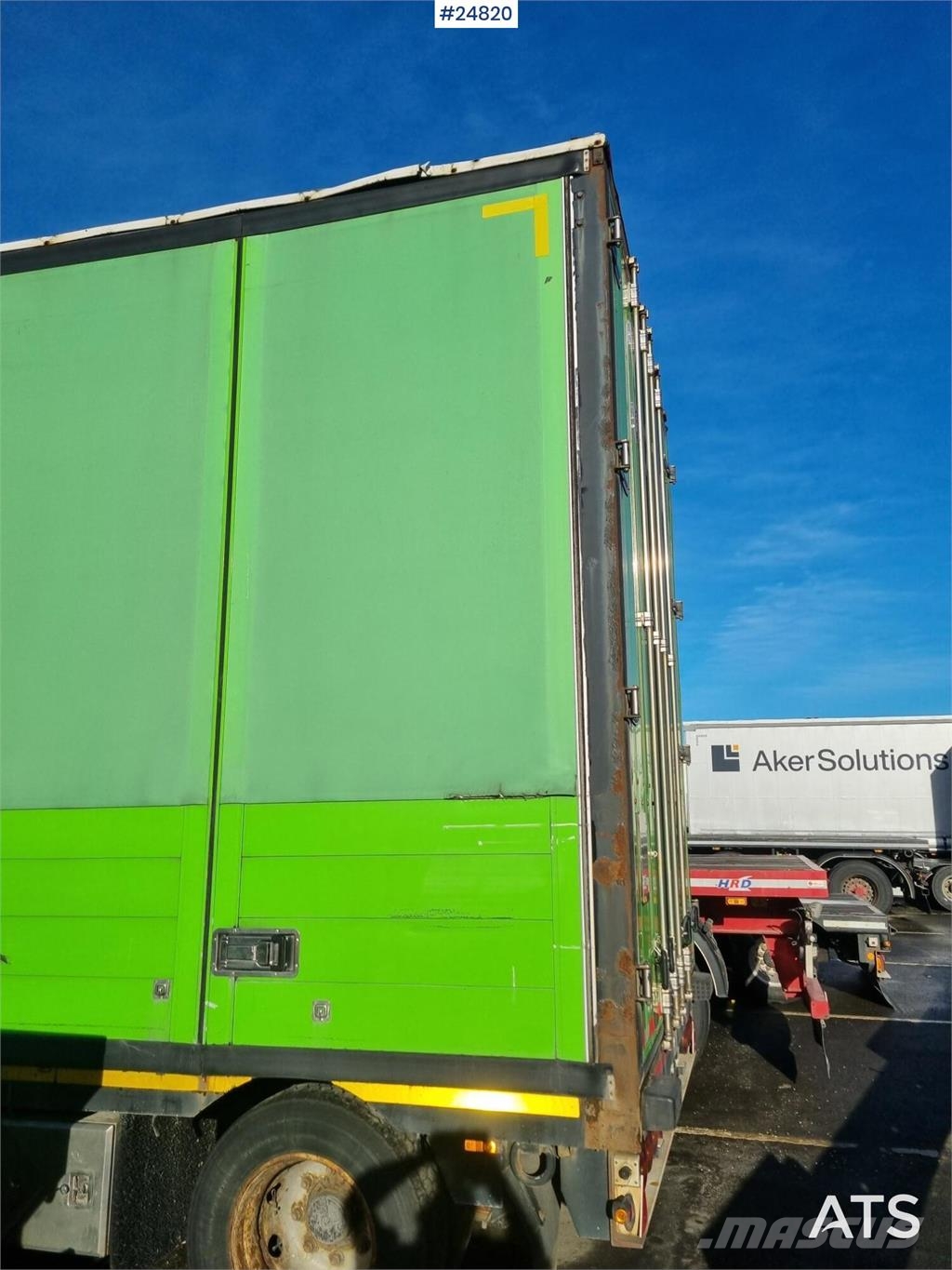 Broshuis 3 axle jumbo curtainsider trailer with doors Rimorchi centinati