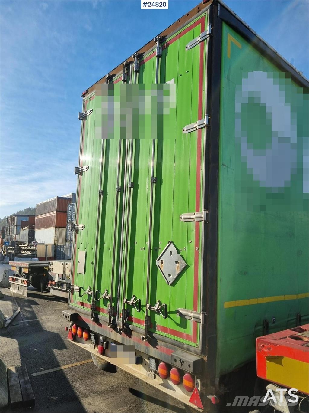 Broshuis 3 axle jumbo curtainsider trailer with doors Rimorchi centinati