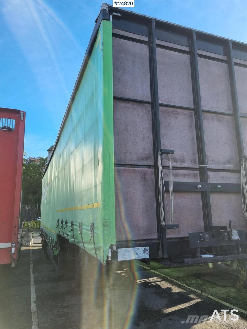 Broshuis 3 axle jumbo curtainsider trailer with doors Rimorchi centinati