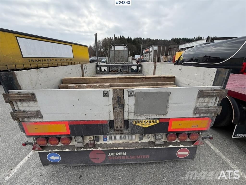 Broshuis 3 axle Low-loader semi-trailer with 2 extensions – Ostale prikolice