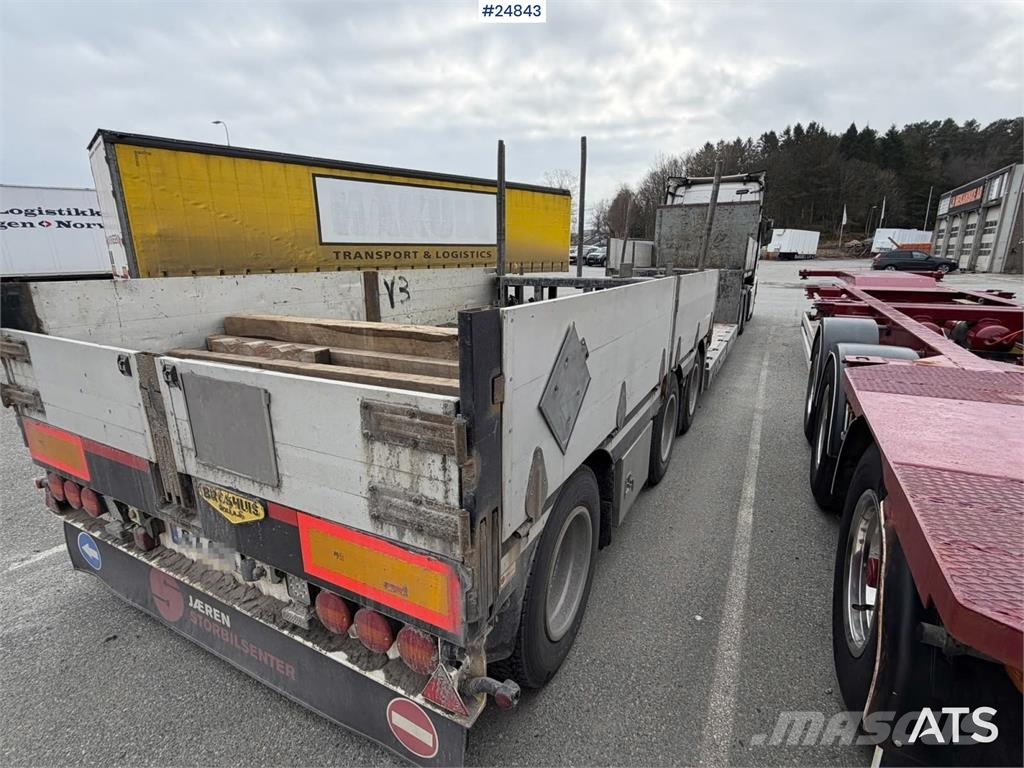 Broshuis 3 axle Low-loader semi-trailer with 2 extensions – Ostale prikolice
