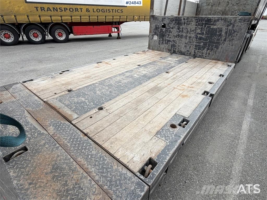 Broshuis 3 axle Low-loader semi-trailer with 2 extensions – Ostale prikolice