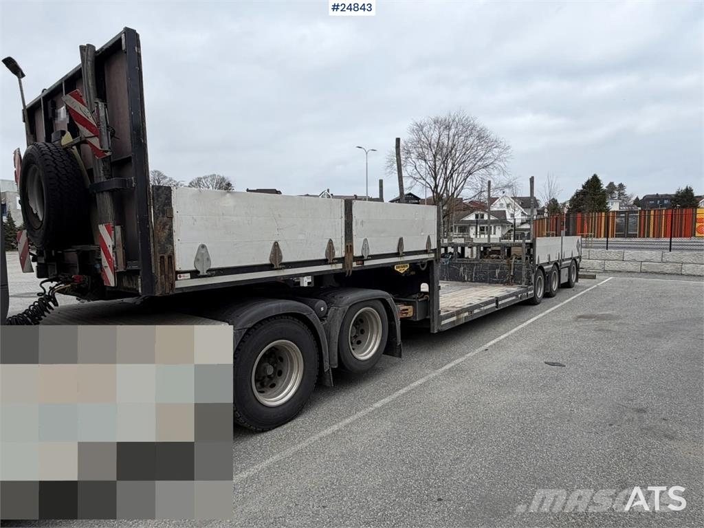 Broshuis 3 axle Low-loader semi-trailer with 2 extensions – Ostale prikolice