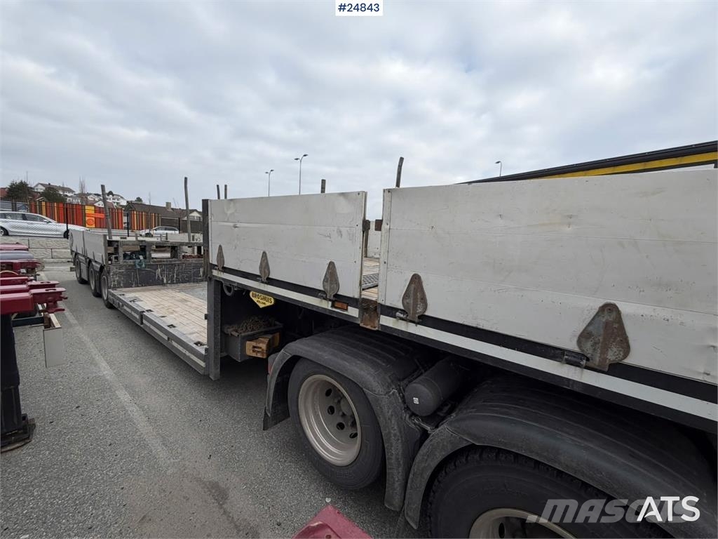 Broshuis 3 axle Low-loader semi-trailer with 2 extensions – Ostale prikolice