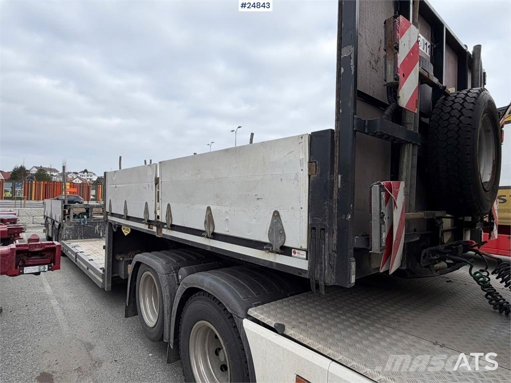 Broshuis 3 axle Low-loader semi-trailer with 2 extensions – Ostale prikolice