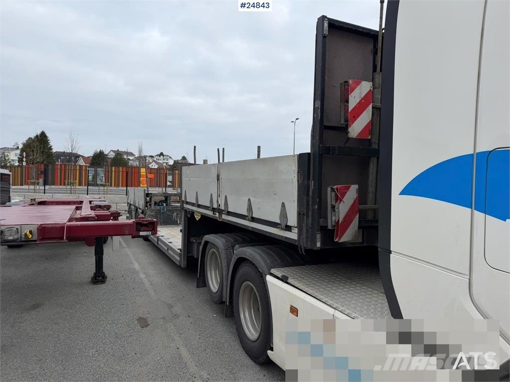 Broshuis 3 axle Low-loader semi-trailer with 2 extensions – Ostale prikolice