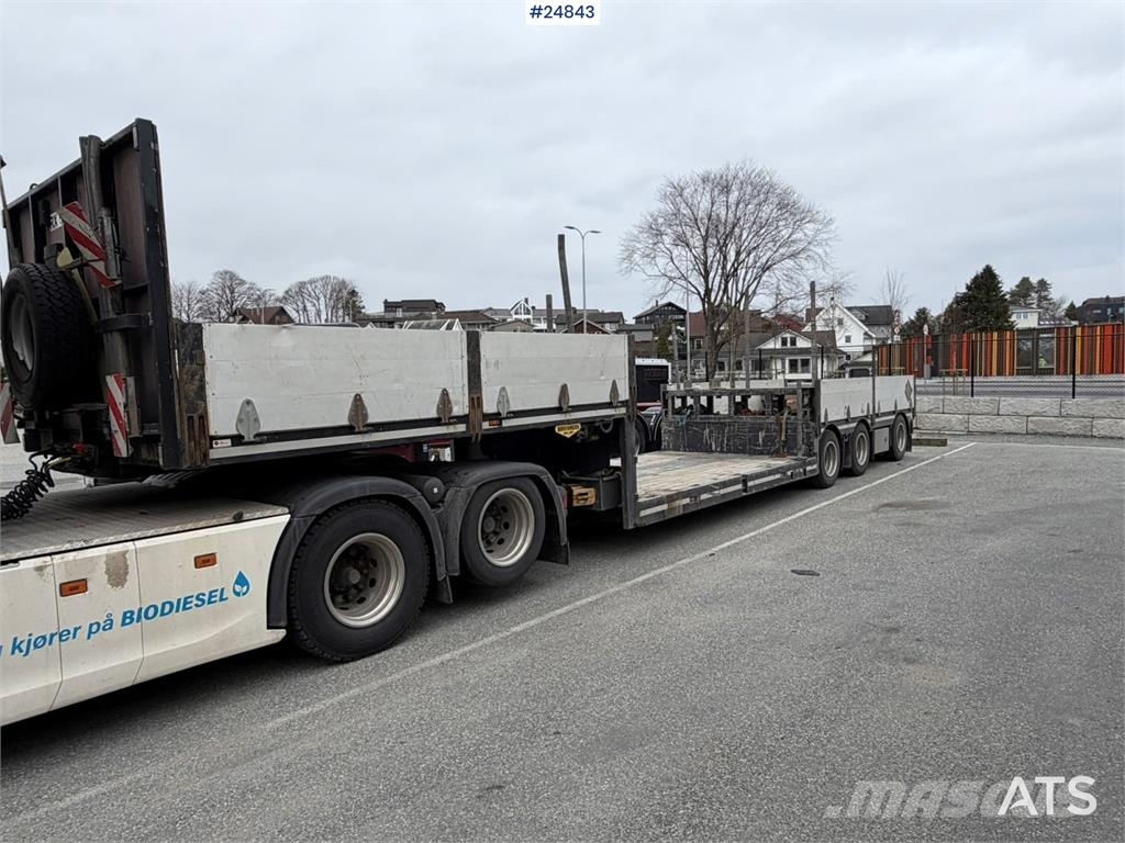 Broshuis 3 axle Low-loader semi-trailer with 2 extensions – Ostale prikolice