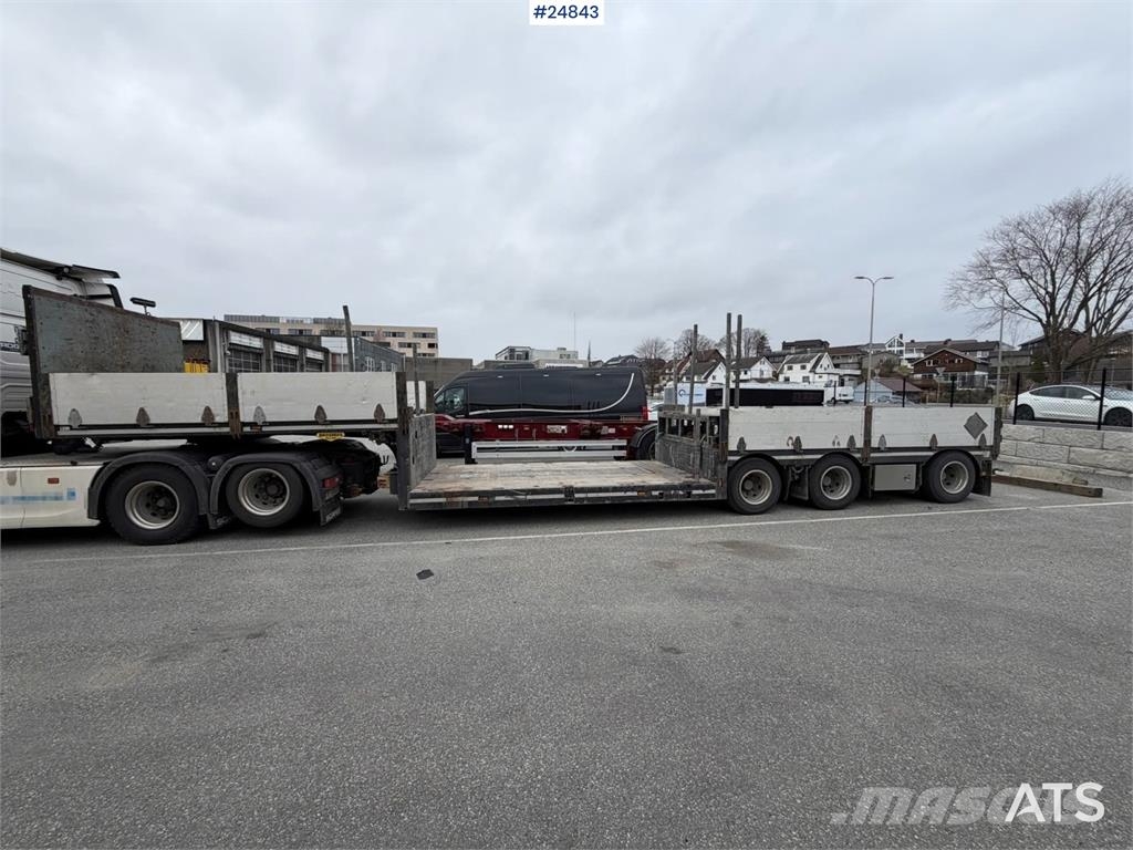 Broshuis 3 axle Low-loader semi-trailer with 2 extensions – Ostale prikolice