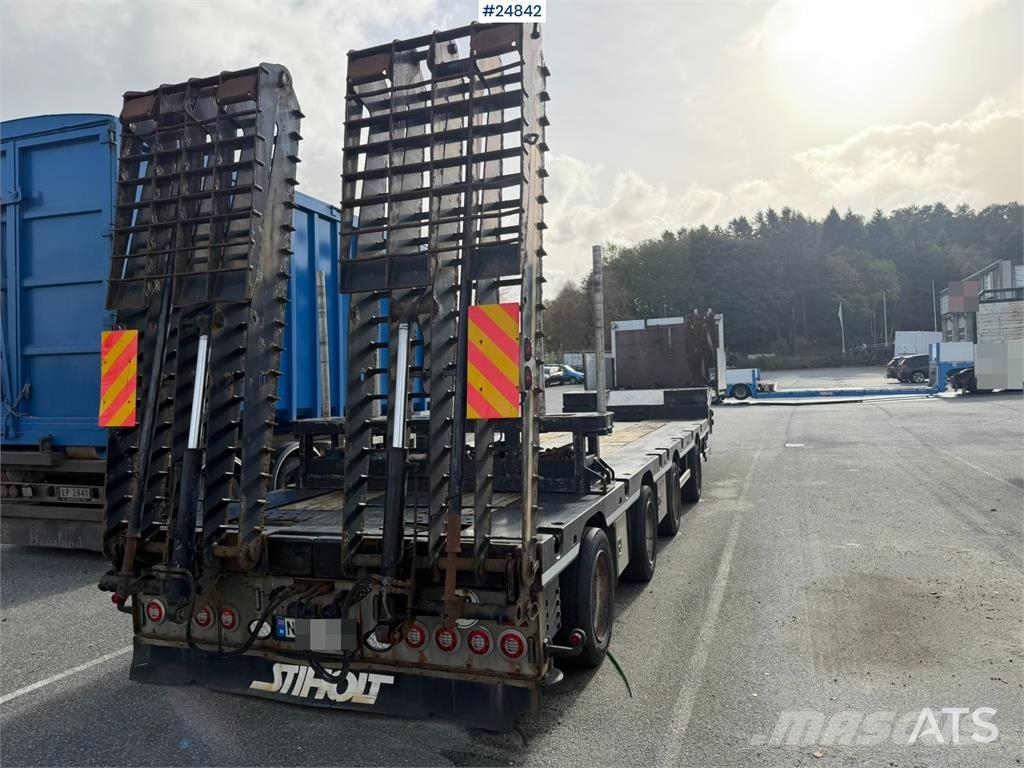 Carnehl 4-axle machinery trailer with 6-metre extension Niski utovarivači