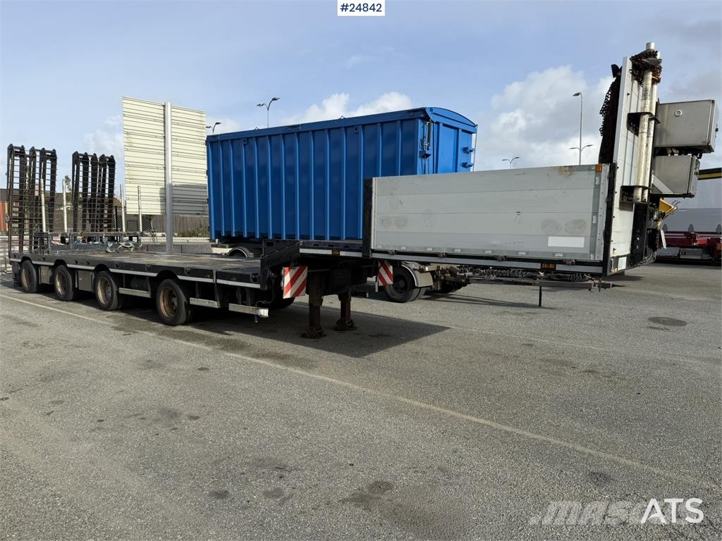 Carnehl 4-axle machinery trailer with 6-metre extension Niski utovarivači