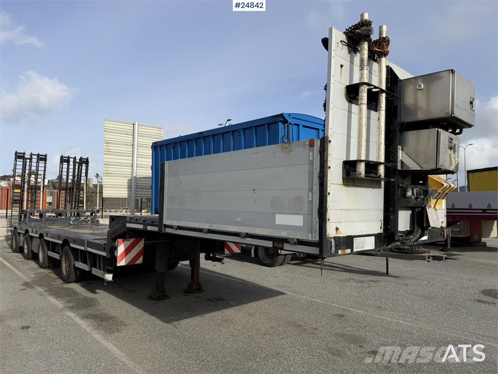 Carnehl 4-axle machinery trailer with 6-metre extension Niski utovarivači