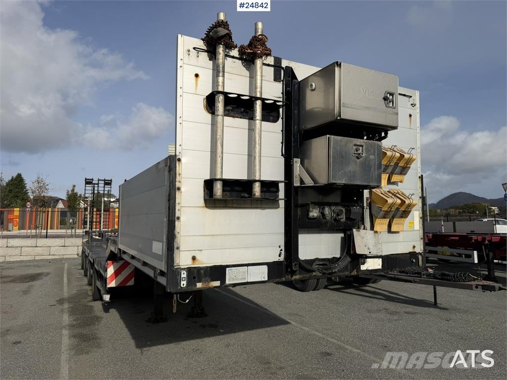 Carnehl 4-axle machinery trailer with 6-metre extension Niski utovarivači