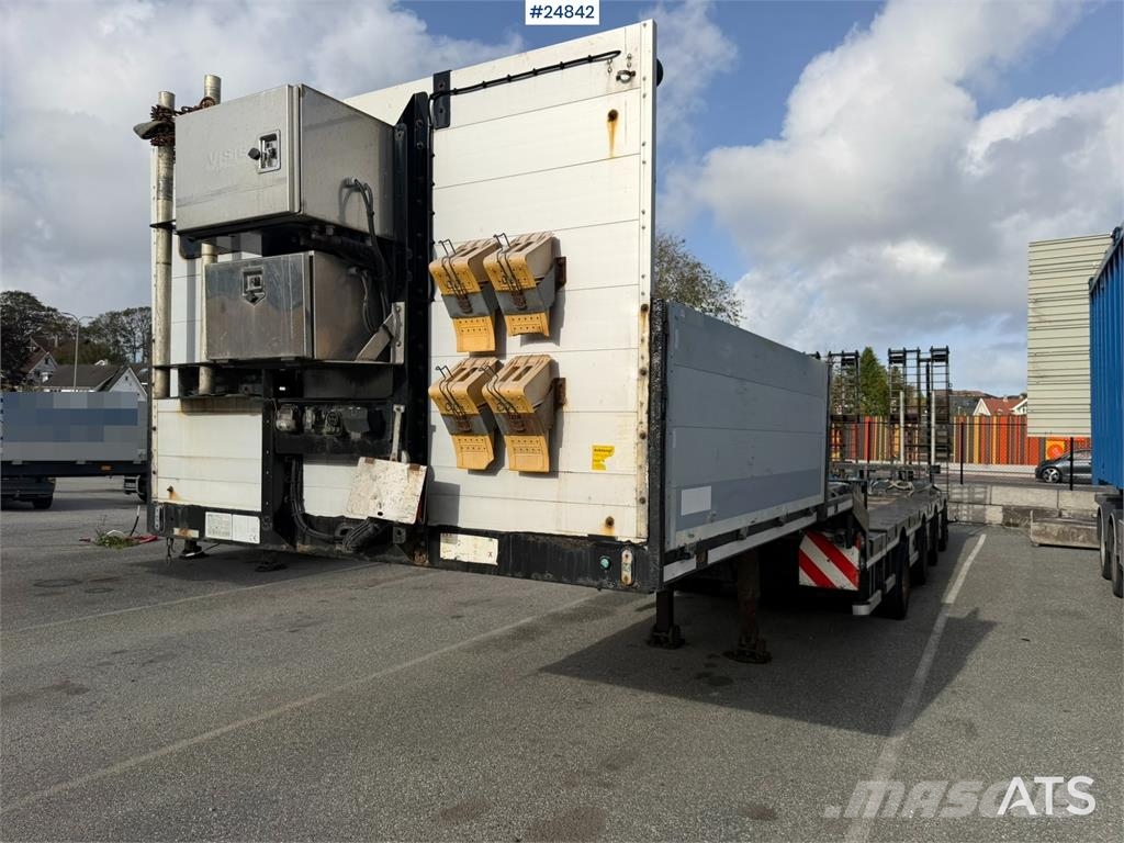 Carnehl 4-axle machinery trailer with 6-metre extension Niski utovarivači