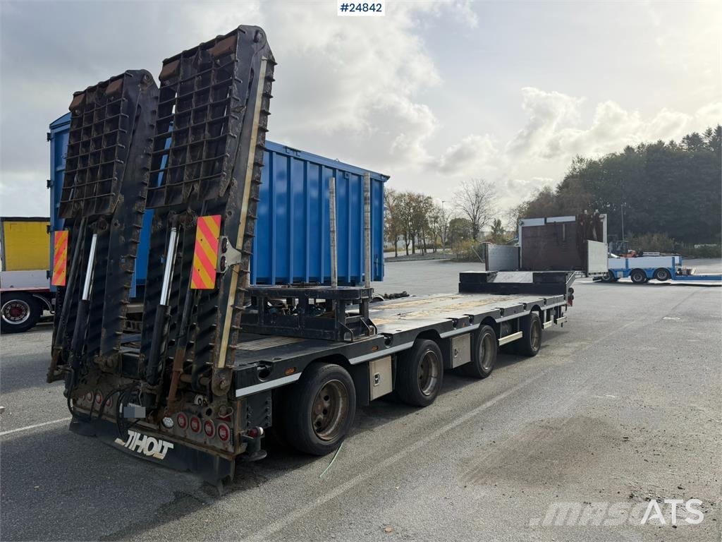 Carnehl 4-axle machinery trailer with 6-metre extension Niski utovarivači