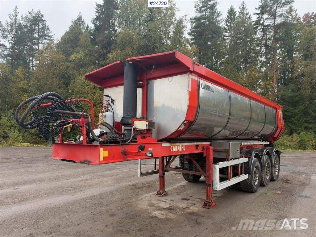 Carnehl Tipping Semi-Trailer with Air-Operated Cover Самосвальные полуприцепы