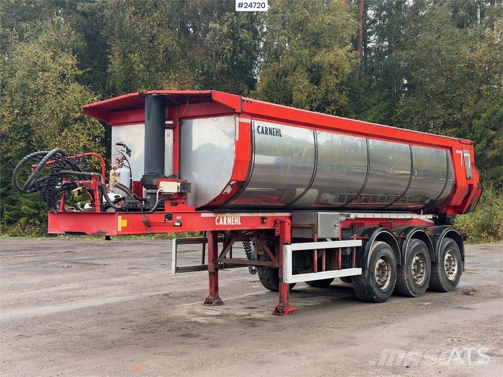 Carnehl Tipping Semi-Trailer with Air-Operated Cover Самосвальные полуприцепы
