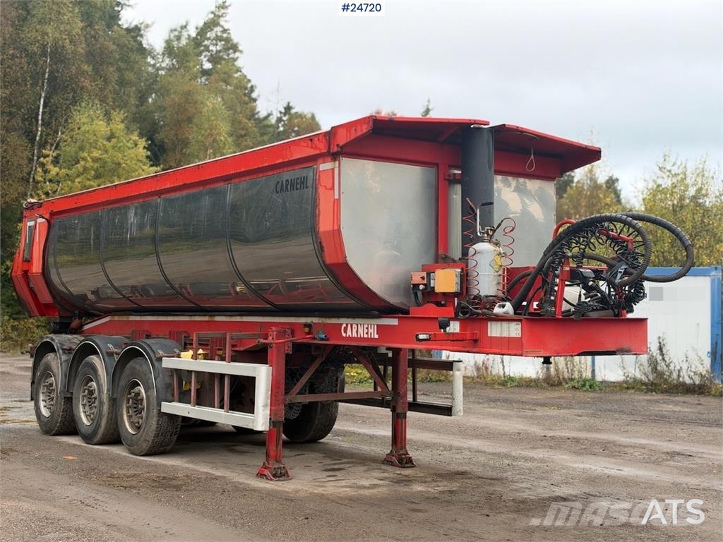 Carnehl Tipping Semi-Trailer with Air-Operated Cover Самосвальные полуприцепы