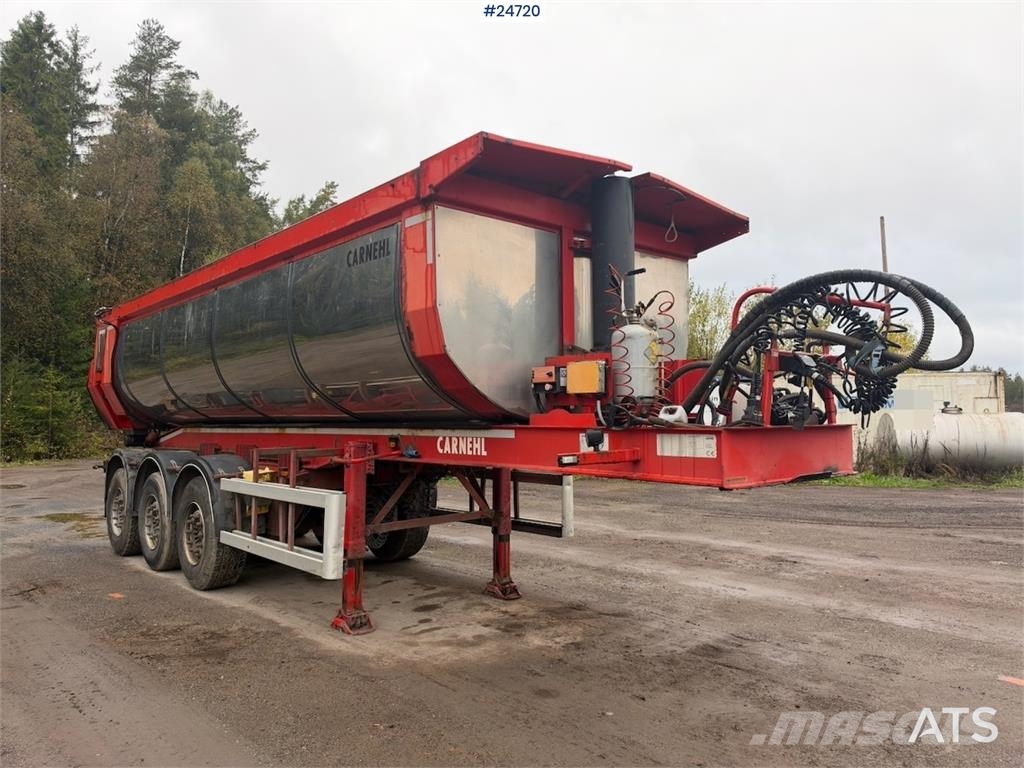 Carnehl Tipping Semi-Trailer with Air-Operated Cover Самосвальные полуприцепы