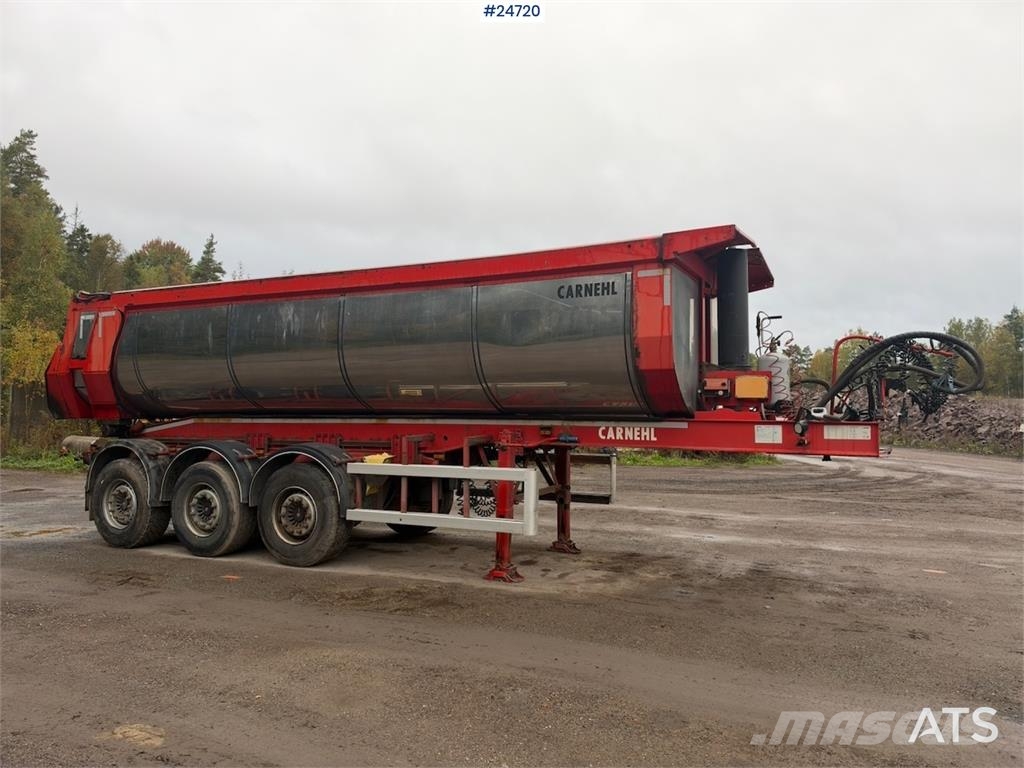 Carnehl Tipping Semi-Trailer with Air-Operated Cover Самосвальные полуприцепы