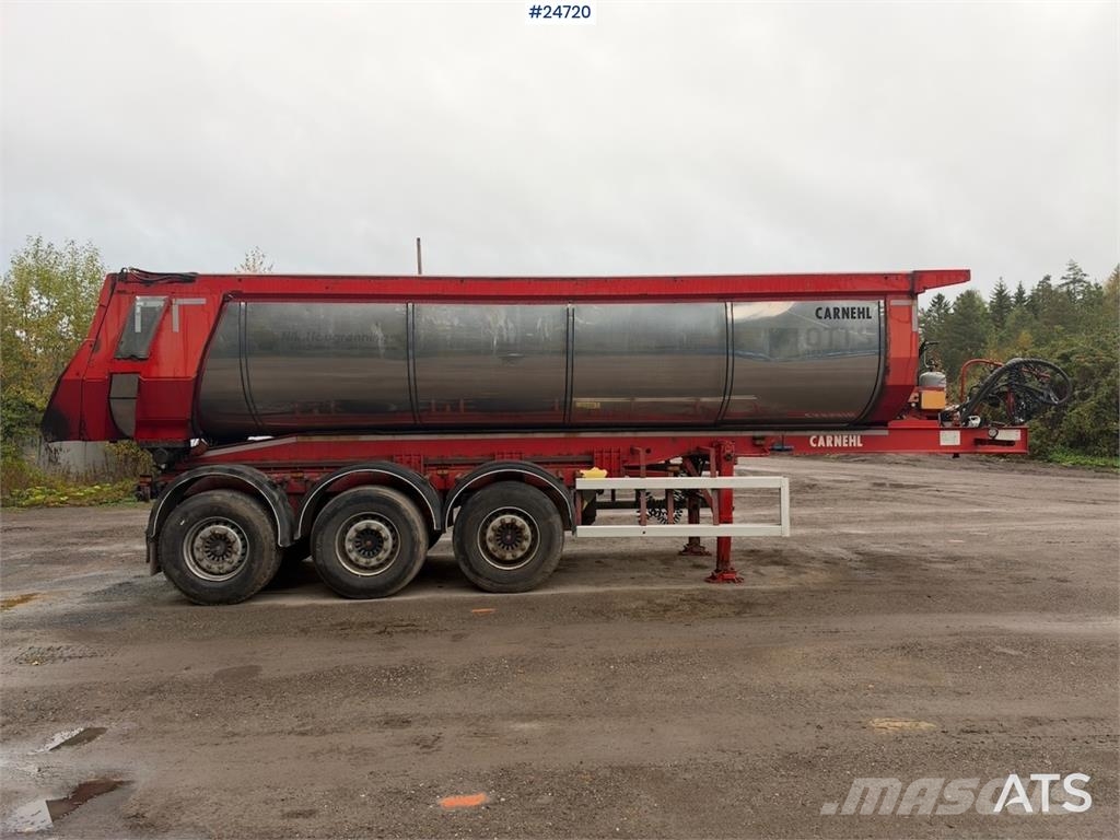 Carnehl Tipping Semi-Trailer with Air-Operated Cover Самосвальные полуприцепы