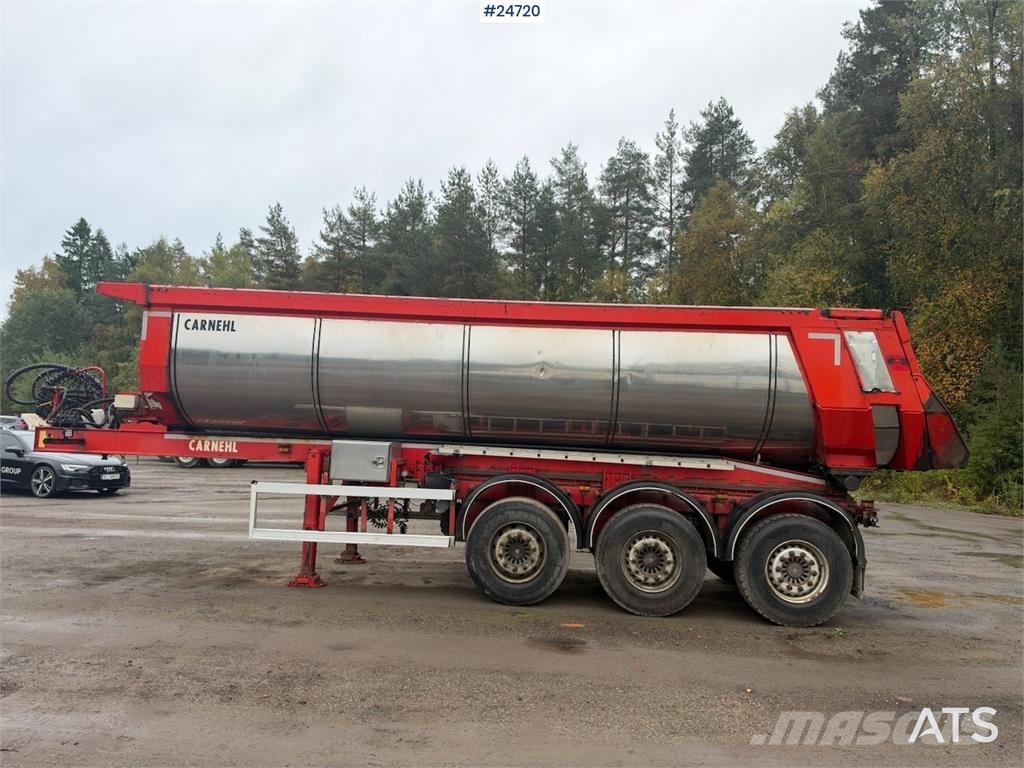 Carnehl Tipping Semi-Trailer with Air-Operated Cover Самосвальные полуприцепы