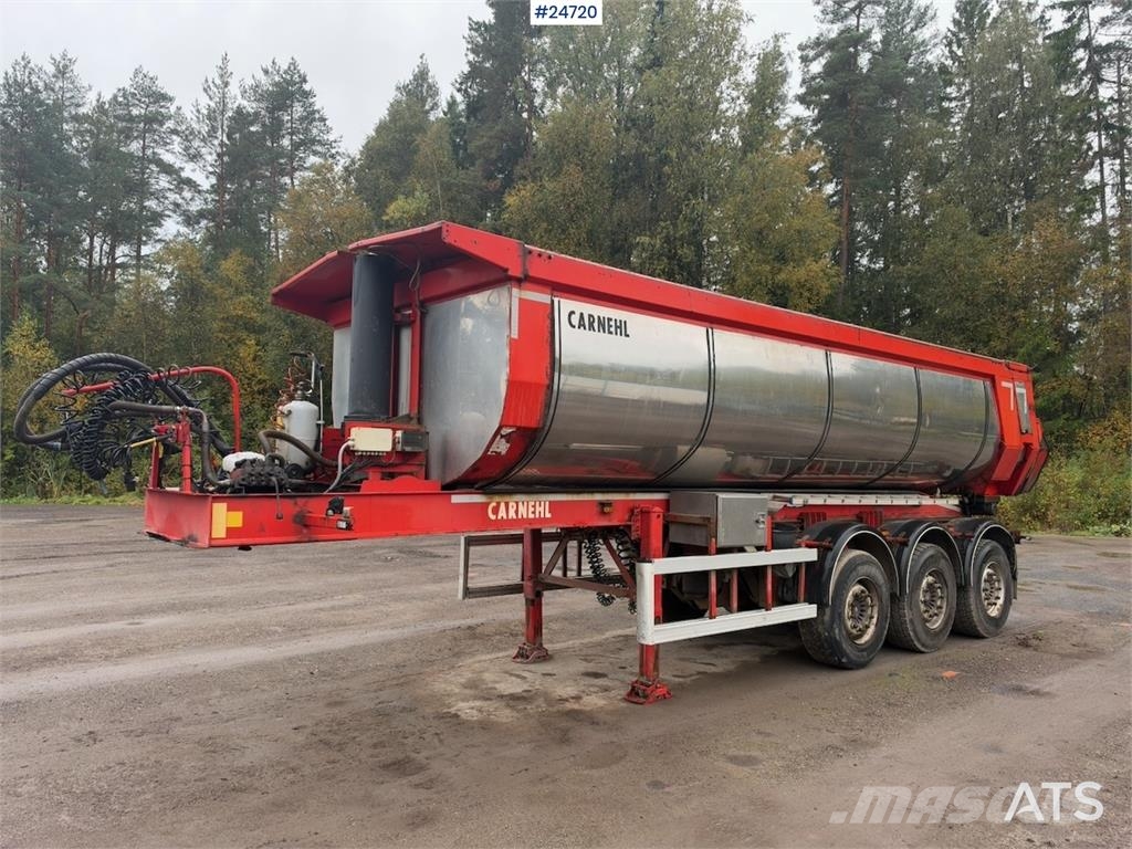 Carnehl Tipping Semi-Trailer with Air-Operated Cover Самосвальные полуприцепы