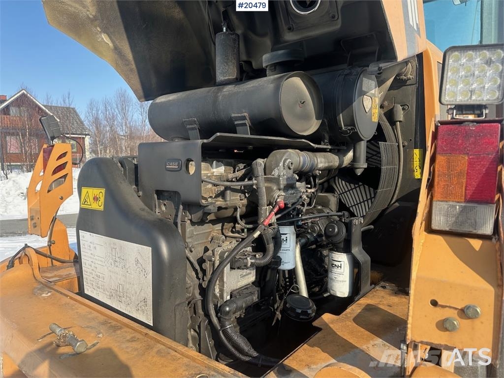 CASE 721E wheel loader w/ bucket. WATCH VIDEO. Wielladers