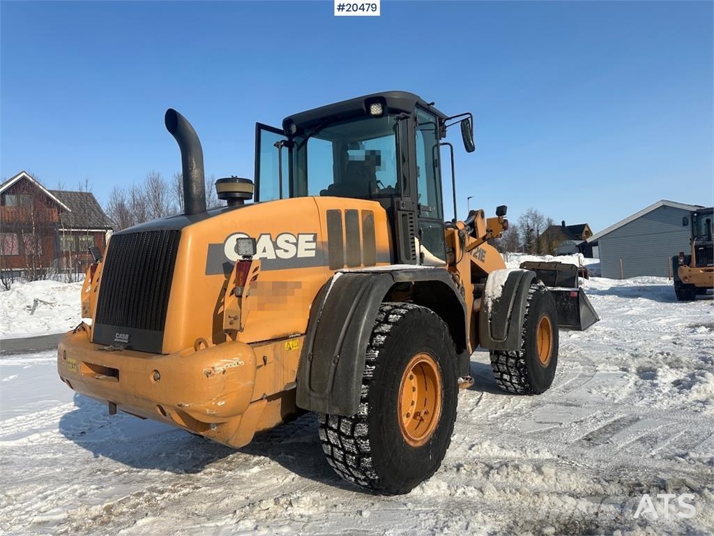 CASE 721E wheel loader w/ bucket. WATCH VIDEO. Wielladers